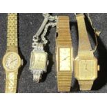 Four assorted vintage Ladies watches