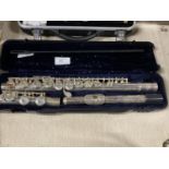 A cased Jazz flute