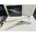 A Lego Icons Concorde Airbus model 10318, with original box etc, shipping unavailable