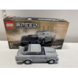 A Lego Speed Champions 007 Aston Martin DB5 model 76911, with original box etc, shipping unavailable