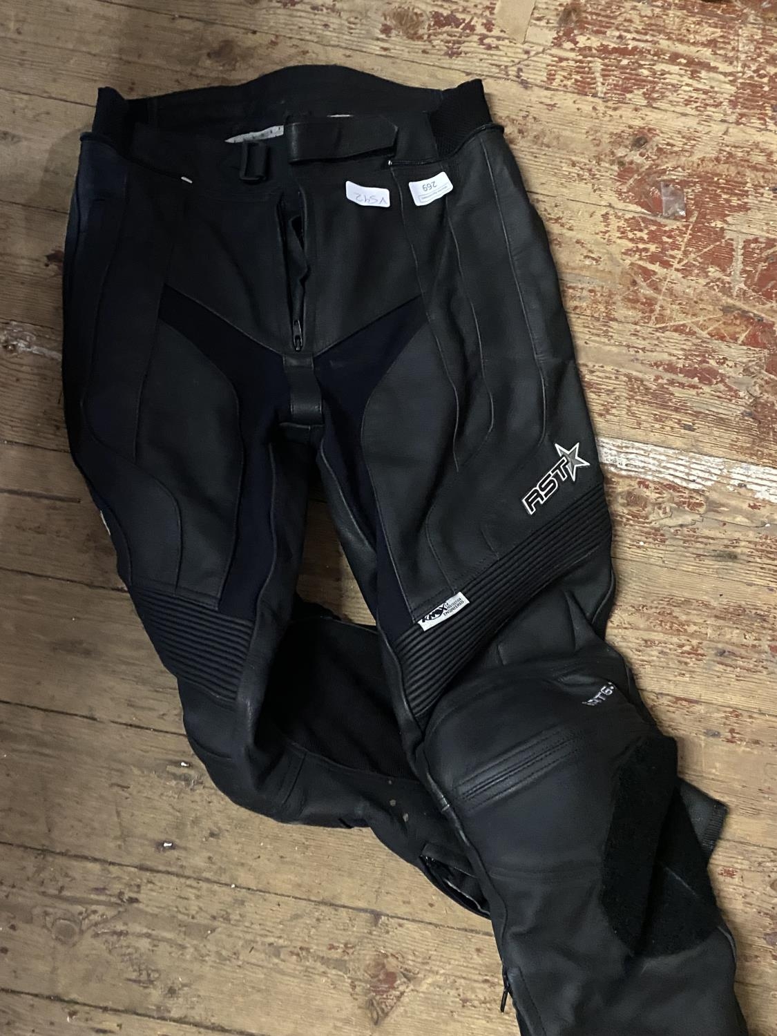 A pair of RST motorbike trousers size 14