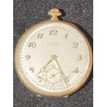 A 1920's Gaydon Ringston rolled gold pocket watch