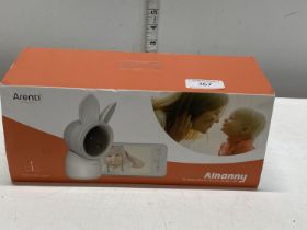 A boxed Arenti baby monitor and LCD screen kit (unchecked)