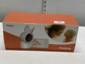 A boxed Arenti baby monitor and LCD screen kit (unchecked)