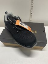 A new boxed pair of Port West safety trainers size 9