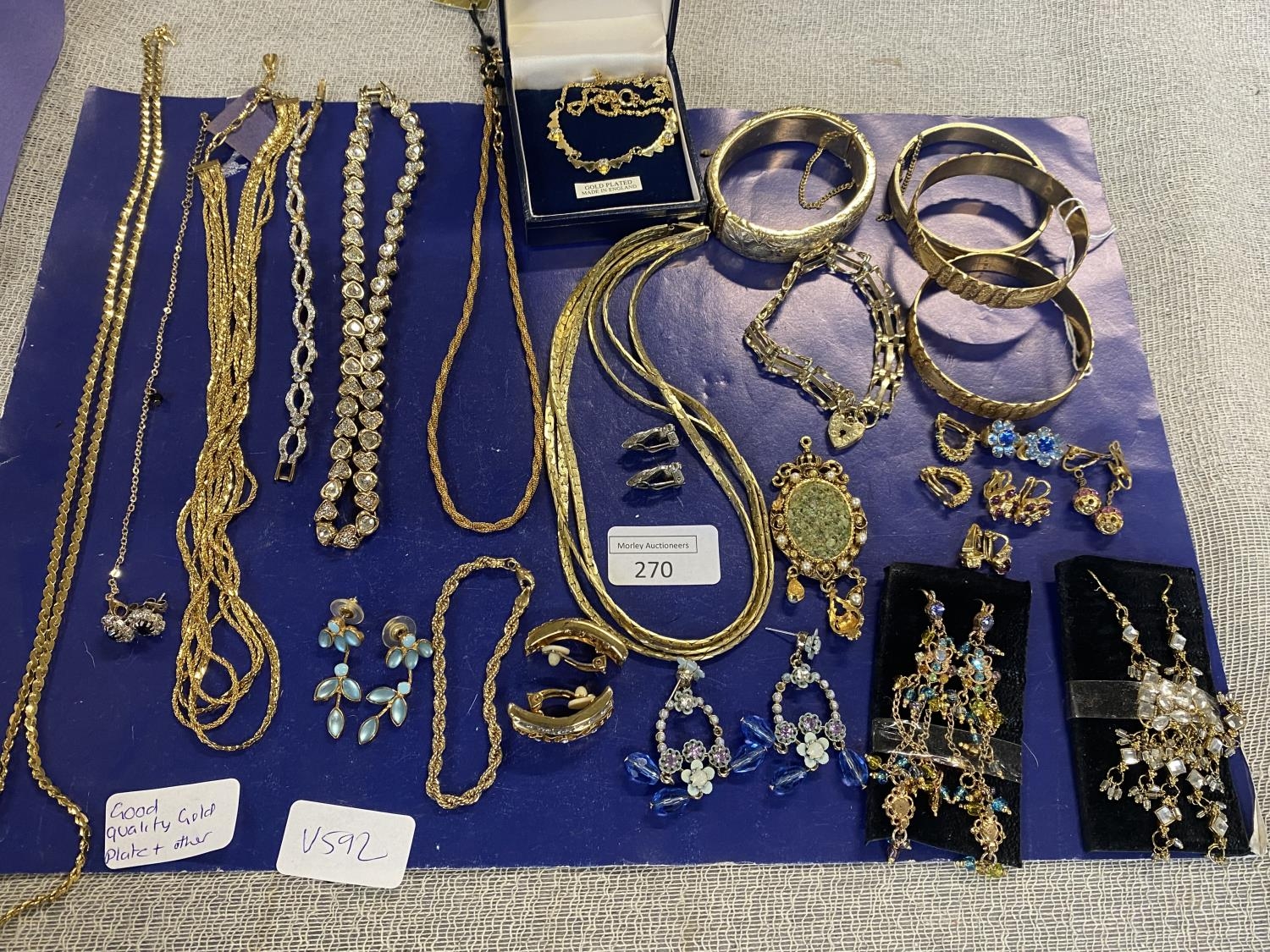 A good job lot of quality costume jewellery and other