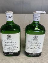 Two bottles of Gordons Dry Gin 75cl, shipping unavailable