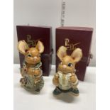 Two boxed large Pendelfin figurines 'Uncle Henry & Auntie Ruby'