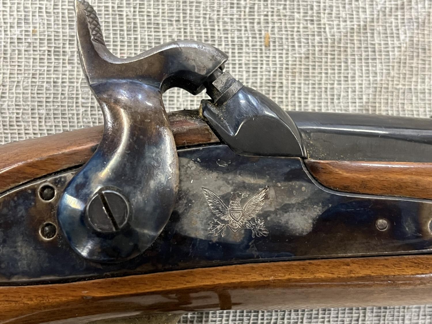 A Antonio Zoli .577 muzzle loading zouave carbine. Black powder only. Serial number 19447. Current - Image 7 of 7