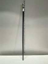 A silver topped hallmarked for Birmingham 1944 walking cane, shipping unavailable