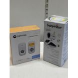 Two boxed baby monitors (untested)