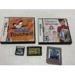 A selection of assorted DS and Gameboy games