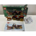 A Lego Winter Time Carriage Ride model 40603, with original box etc, shipping unavailable