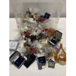 A large job lot of assorted costume jewellery