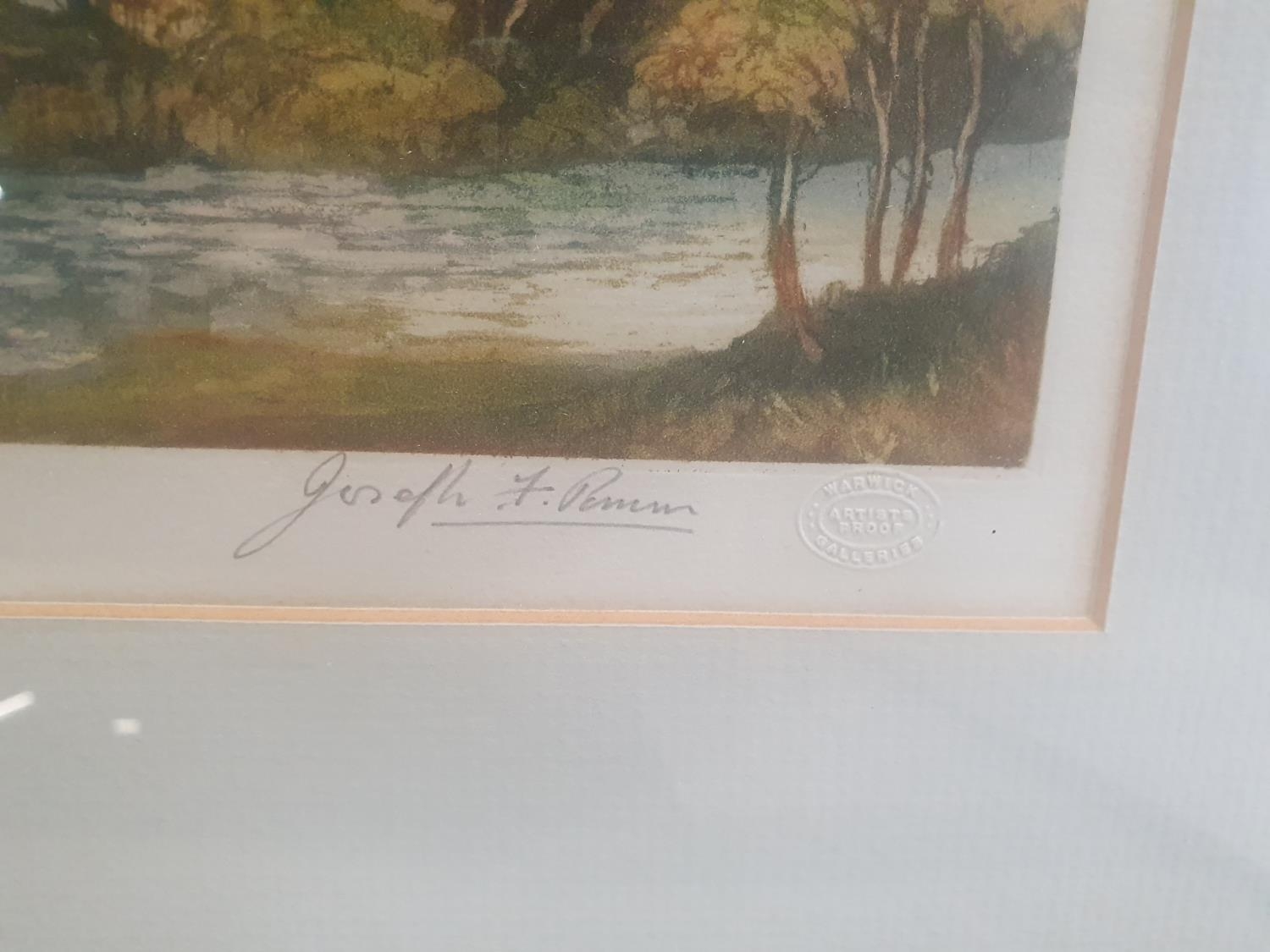 Two artists framed artists proof by Joseph F Primm 46x55cm, shipping unavailable - Bild 3 aus 5