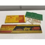 Two boxed Dinky sets No 754 (pavement) and No 765 (Road Hoarding)