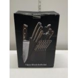 A boxed 15 piece knife set (unchecked), UK post only