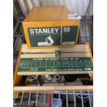 A boxed Stanley No 50 wood working plane