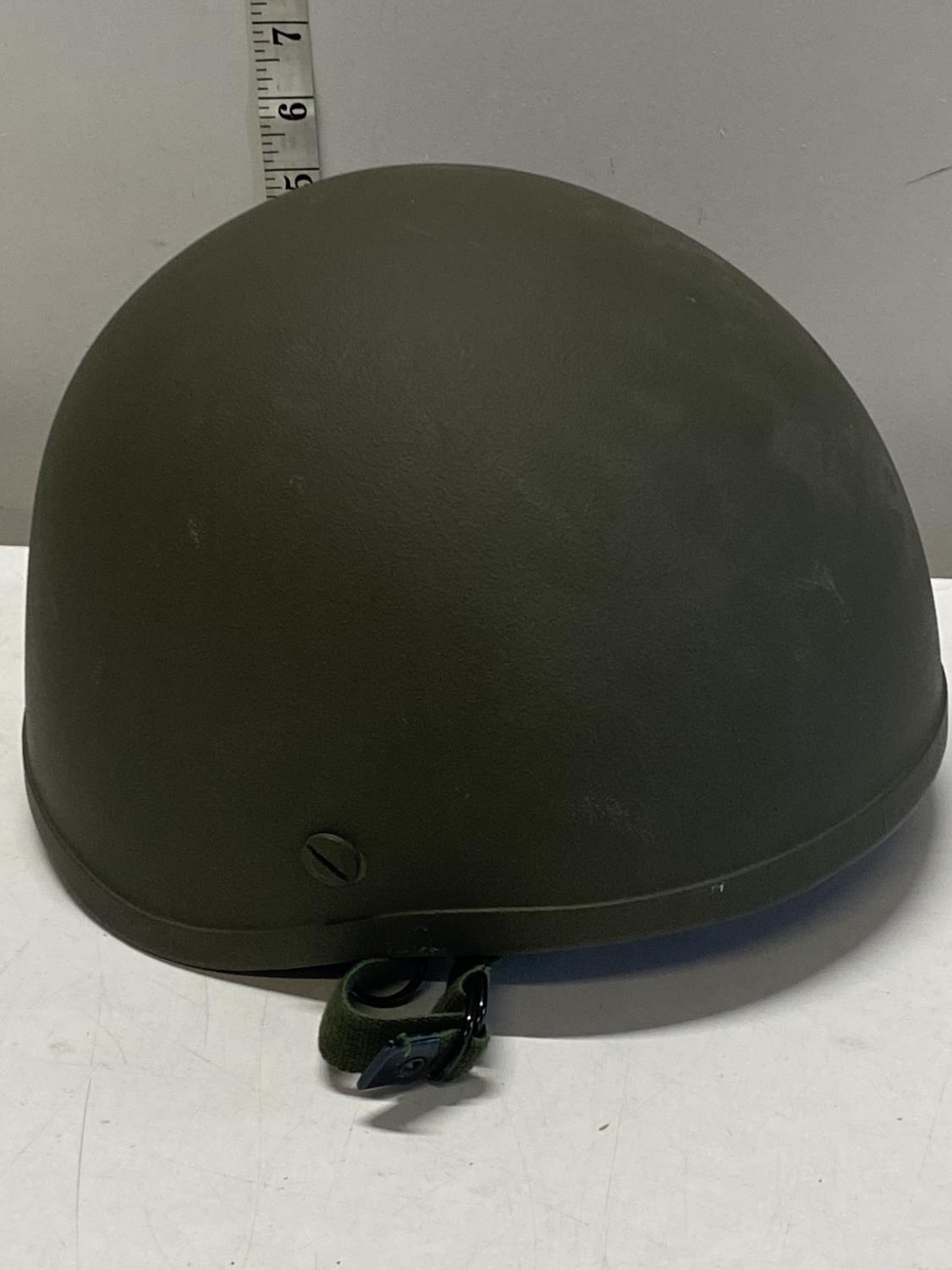 A modern British paratrooper helmet