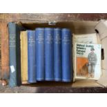 A selection of antique military related books, shipping unavailable