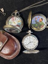 Three assorted pocket watches