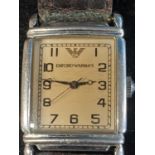 A vintage Emporio Armani wrist watch in working order