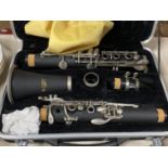 A cased Jazz clarinet