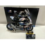 A Lego Technic BMW Motorad 42130, with original box etc, shipping unavailable