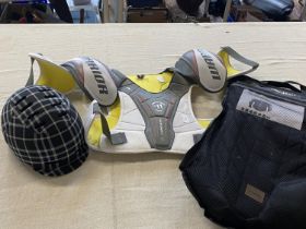A selection of assorted protective clothing