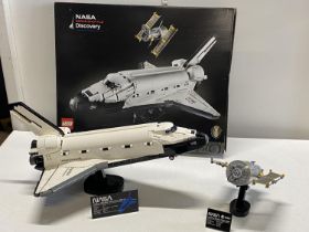 A Lego Nasa Space Shuttle Discovery Set model 10283, with original box etc, shipping unavailable