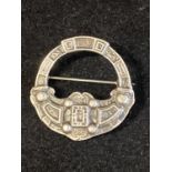 A Scottish hallmarked silver brooch