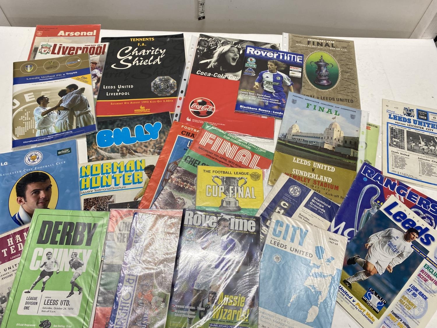 A good selection of Leeds United related programmes from the 1950's onwards.