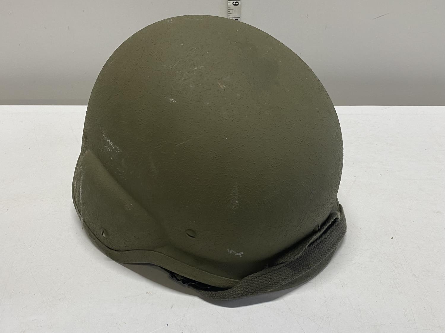 A 1980's US Army PASGT helmet made by Gentex Corporation size large