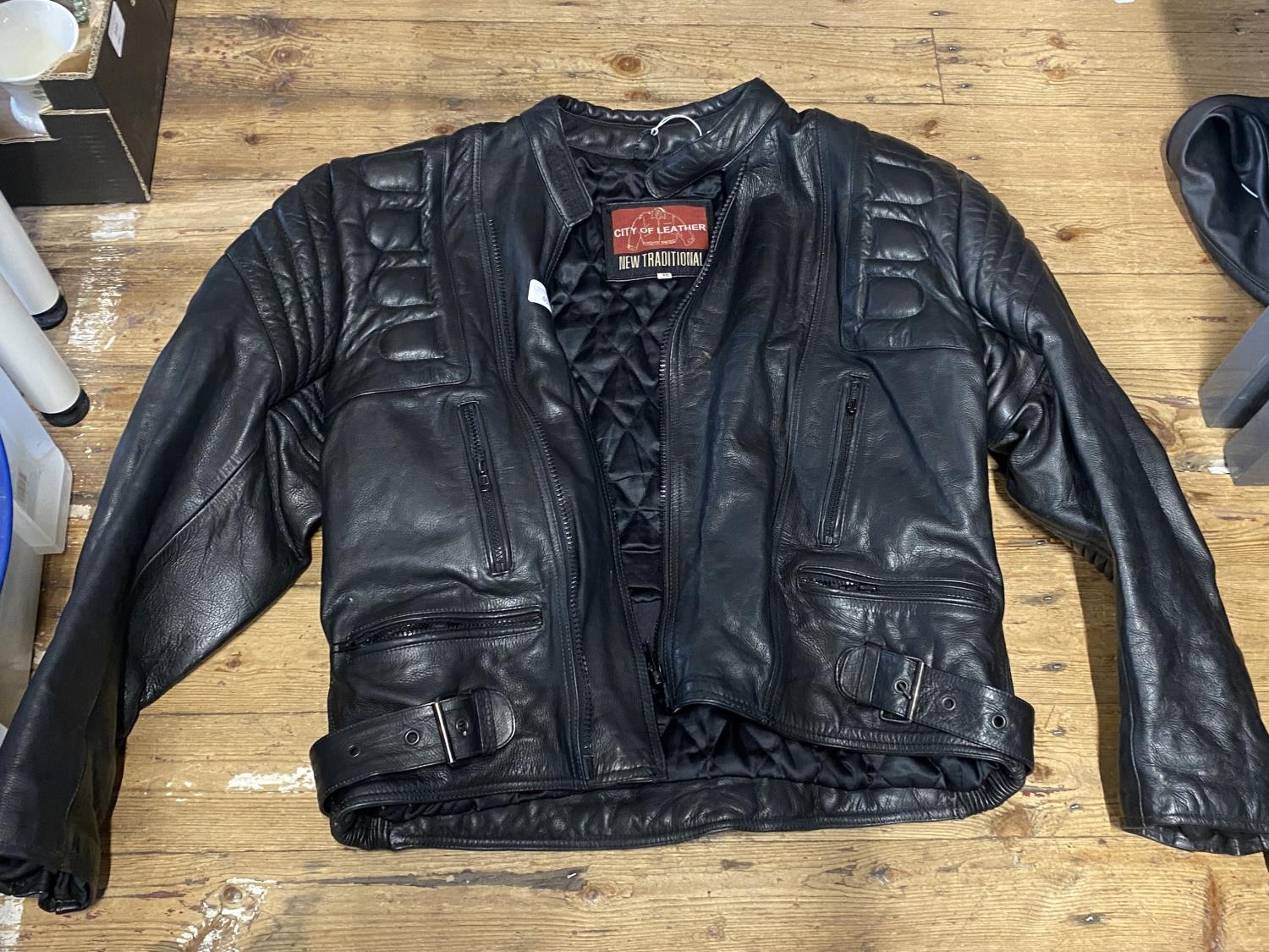 A City of Leather motorbike jacket size 46