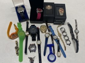 A selection of assorted watches and time pieces (untested)