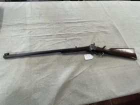 A Armi San Marco single shot rifle. Black powder only. Serial number 35408. Shipping unavailable