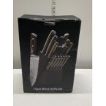 A boxed 15 piece knife set (unchecked), UK post only