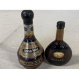 A sealed bottle of Irish Mist Liquor and small bottle Matatus rose, shipping unavailable