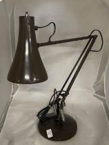 A anglepoise style desk lamp. No shipping