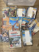 A good selection of vintage Meccano magazines