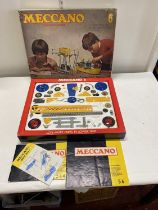 A boxed vintage Meccano construction set. (looks complete)