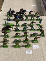 A job lot of assorted Britians military figures