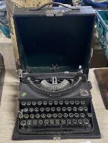 A antique Imperial portable typewriter. No shipping