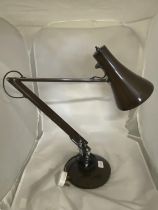 A vintage anglepoise style desk lamp. No shipping