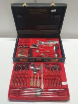 A comprehensive boxed Soligen cutlery service