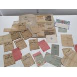 A RAF WW2 scrapbook and a selection of WW2 ephemera including ration books