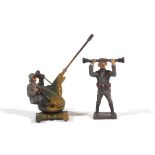 German military, Lineol or Elastolin or others, composition figures, 7-7,5 cm size, made in Germany