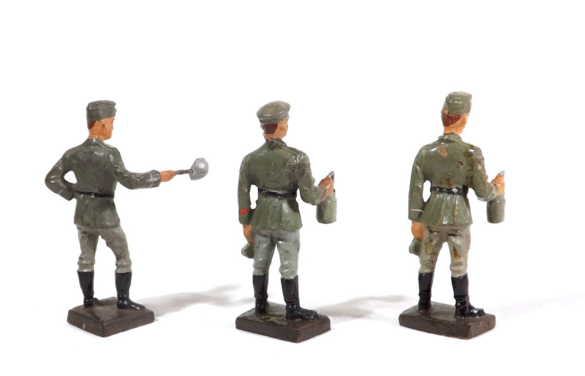 German military, Lineol, composition figures, 7-7,5 cm size, made in Germany about 1938 - Image 2 of 2