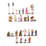 Flat tin figures "flats", standart size 30mm, painted, figures made of lead and tin, not suitable fo