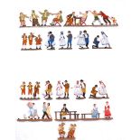 Flat tin figures "flats", standart size 30mm, painted, figures made of lead and tin, not suitable fo